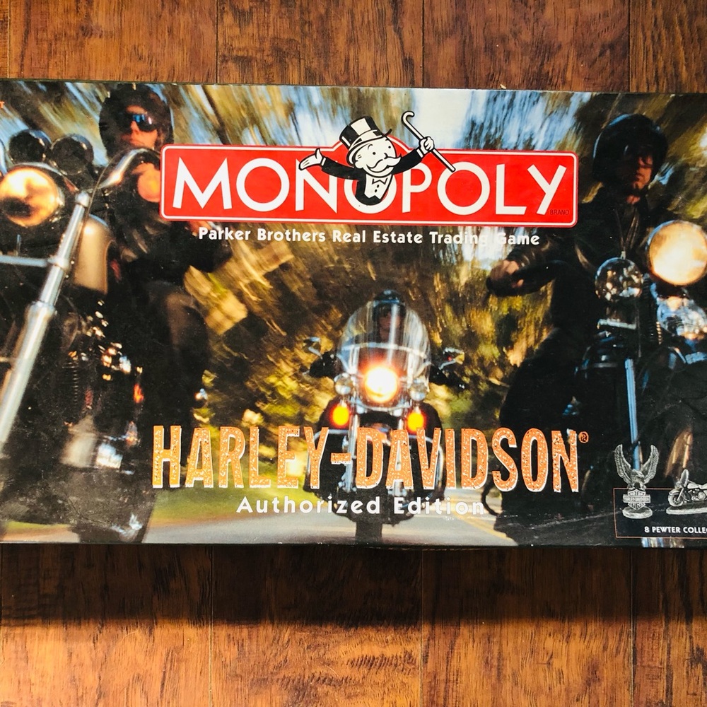Harley Davidson Monopoly Board Game
